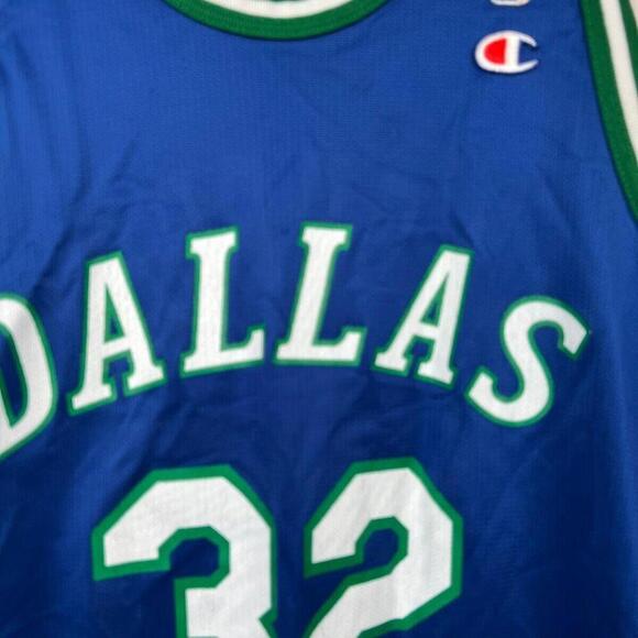 Vintage Dallas Mavericks Jamal Mashburn #32 Champion Jersey size 44 L - Picture 7 of 7